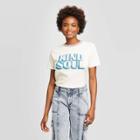 Women's Kind Soul Short Sleeve T-shirt - Zoe+liv (juniors') - Ivory Xs, Women's, Beige