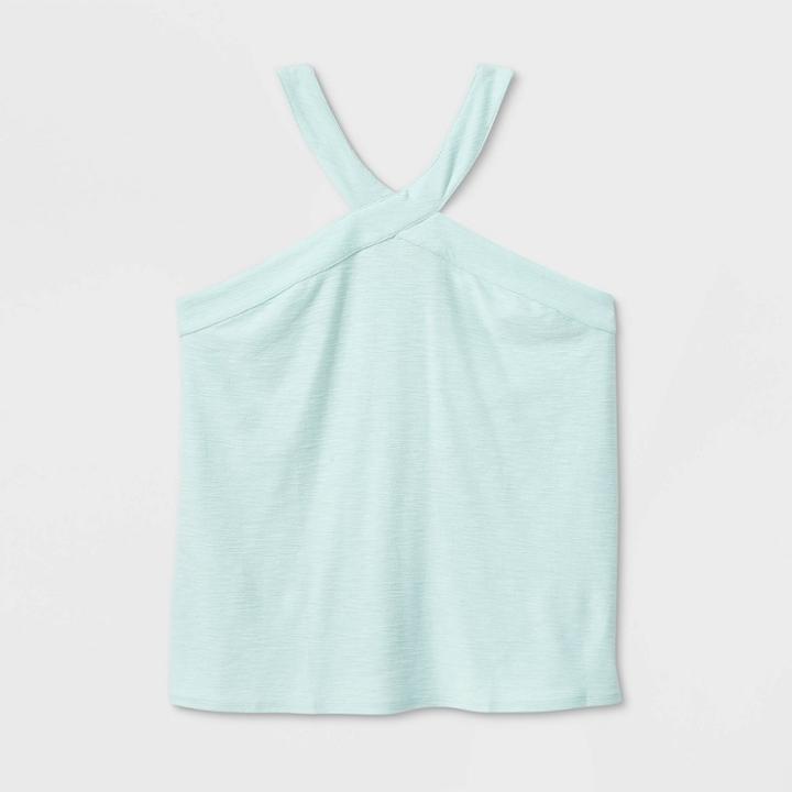 Women's Plus Size Tank Top - Ava & Viv Blue