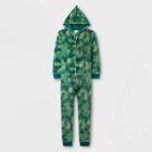 Boys' Hooded Blanket Sleeper Pajama Jumpsuit - Cat & Jack Green