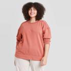 Women's Plus Size Sweatshirt - Universal Thread Brown