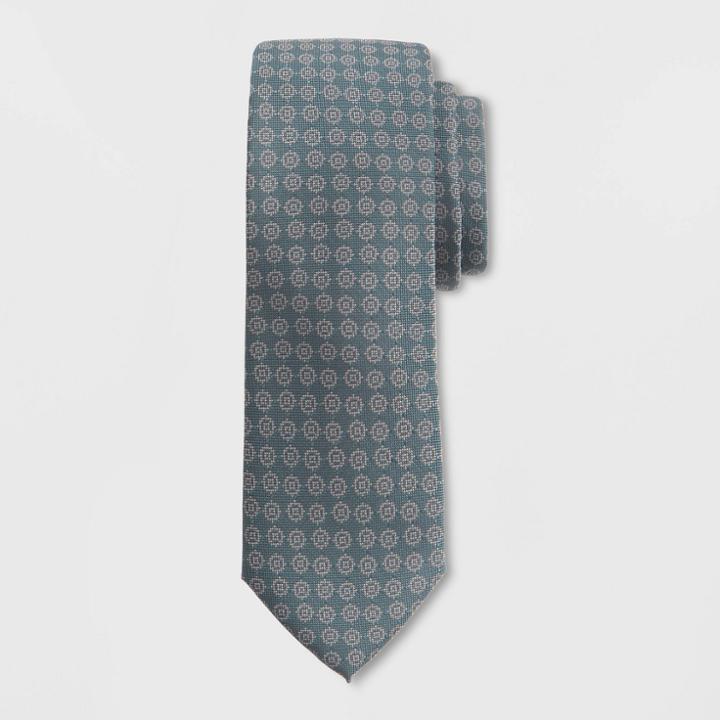 Men's Circle Print Tie - Goodfellow & Co Country Clover