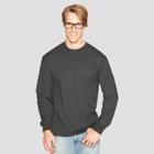 Hanes Men's Long Sleeve Beefy T-shirt - Smoke (grey)