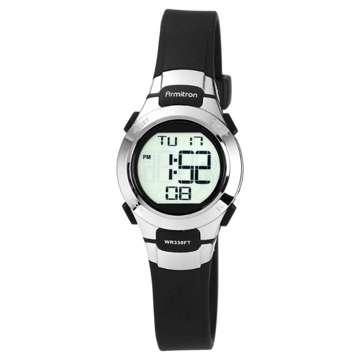Target Armitron Sport Women's Digital Chronograph Resin Strap Watch - Black, Black/gray