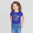 Toddler Girls' Short Sleeve Graphic T-shirt - Cat & Jack Blue