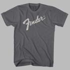 Men's Fender Logo Short Sleeve Graphic T-shirt - Charcoal 2xl, Size: