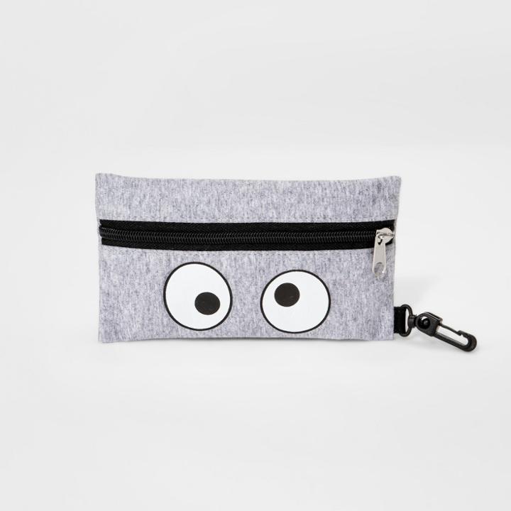 Girls' Soft Monster Zip Case - Cat & Jack Gray