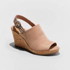 Women's Sasha Microsuede Pumps - Universal Thread Blush