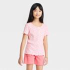 Girls' Henley T-shirt - Art Class