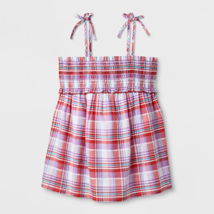 Girls' Smocked Tank Top - Cat & Jack M,