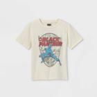 Marvel Toddler Boys' Black Panther Short Sleeve Graphic T-shirt - Cream