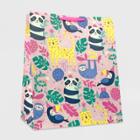 Spritz Jumbo Jungle Print Gift Bag Pink -