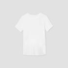 Maternity Short Sleeve Roll Cuff T-shirt - Isabel Maternity By Ingrid & Isabel White