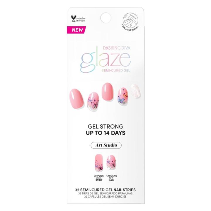 Dashing Diva Glaze Nail Art - Butterfly Whisper