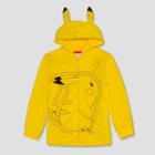 Pokemon Boys' Pikachu Costume Hoodie - Yellow