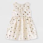 Toddler Girls' Holiday Dot Dress - Just One You Made By Carter's Cream 2t, Girl's, Yellow
