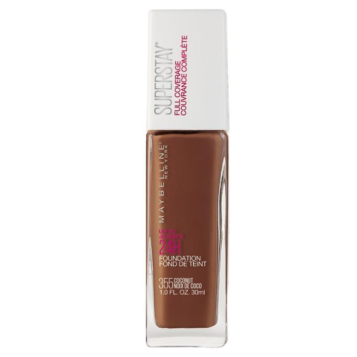 Maybelline Super Stay Full Coverage Foundation Coconut- 1 Fl Oz, Adult Unisex, White