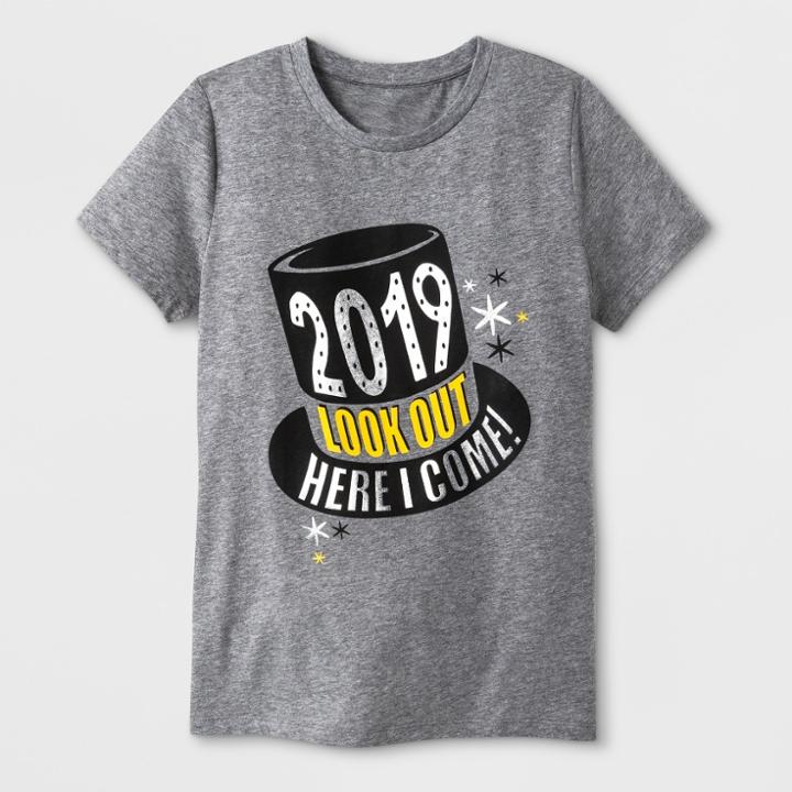 Shinsung Tongsang Women's Short Sleeve '2019' T-shirt - Heather Gray