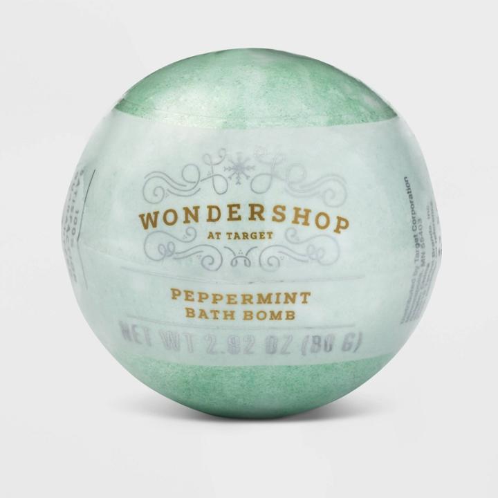 Bath Bomb - Peppermint - 2.82oz - Wondershop