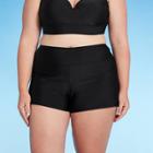 Kona Sol Women's Plus Size Swim Boyshorts - Kona