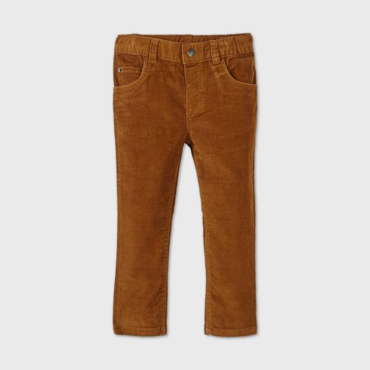 Toddler Boys' Cord Chino Pants - Cat & Jack Brown