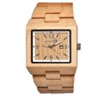 Earth Wood Goods Men's Earth Wood Rhizomes Watch With Eco-friendly Sustainable Wood Bracelet - Brown