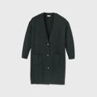 Women's Plus Size Deep V-neck Duster Cardigan - Ava & Viv Green X