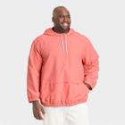 Men's Big & Tall Recycled Nylon Jacket - All In Motion Coral Pink