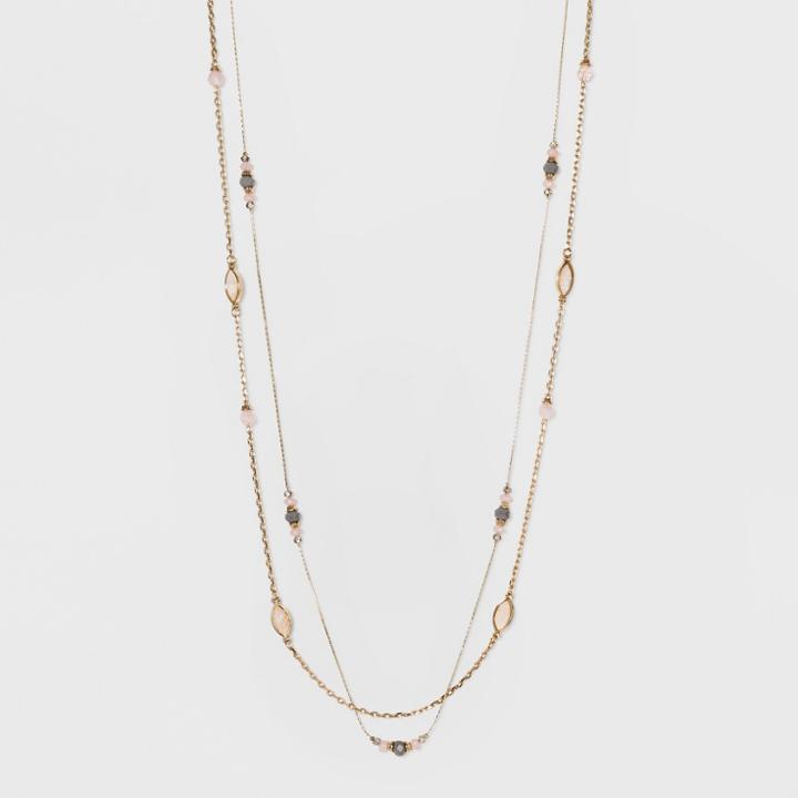 Stones Layered Necklace - A New Day Gold