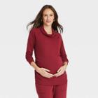 Pullover Maternity Sweatshirt - Isabel Maternity By Ingrid & Isabel Red