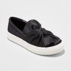 Women's Mellie Slip On Sneakers - A New Day Black