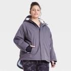 Women's Plus Size Cold Weather Softshell Jacket - All In Motion Dark Gray