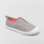 Girls' Mandy Canvas Slip On Sneakers - Cat & Jack Blue