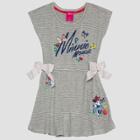 Toddler Girls' Disney Mickey Mouse & Friends Minnie Mouse T-shirt Dress - Heather Gray