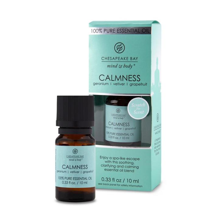 .33 Fl Oz Chesapeake Bay Candle Essential Oil Calmness Geranium/vetiver/grapefruit