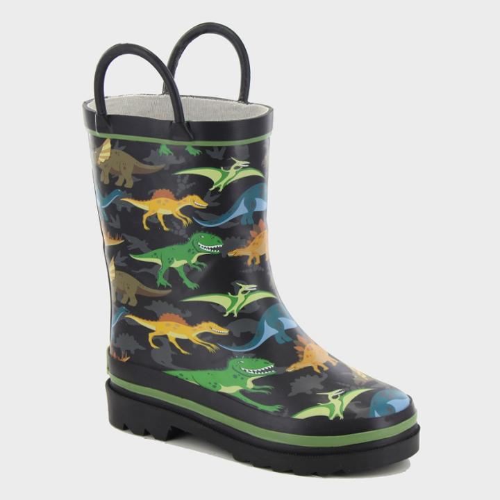 Toddler Boys' Western Chief Dinosaurus Rain Boots - Green