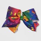 Girls' Jojo Siwa Printed Bow With Metallic Unicorns Hairclip,