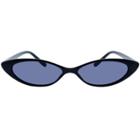 Women's Small Plastic Cateye Sunglasses - A New Day Black