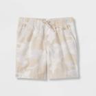 Toddler Boys' Camo Woven Pull-on Shorts - Cat & Jack Cream