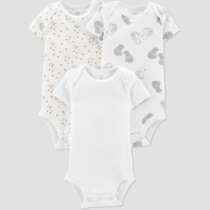 Baby 3pk Bodysuit - Just One You Made By Carter's Beige