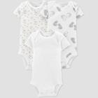 Baby 3pk Bodysuit - Just One You Made By Carter's Beige