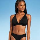 Women's Triangle Halter Bikini Top - Kona Sol Black D/dd Cup