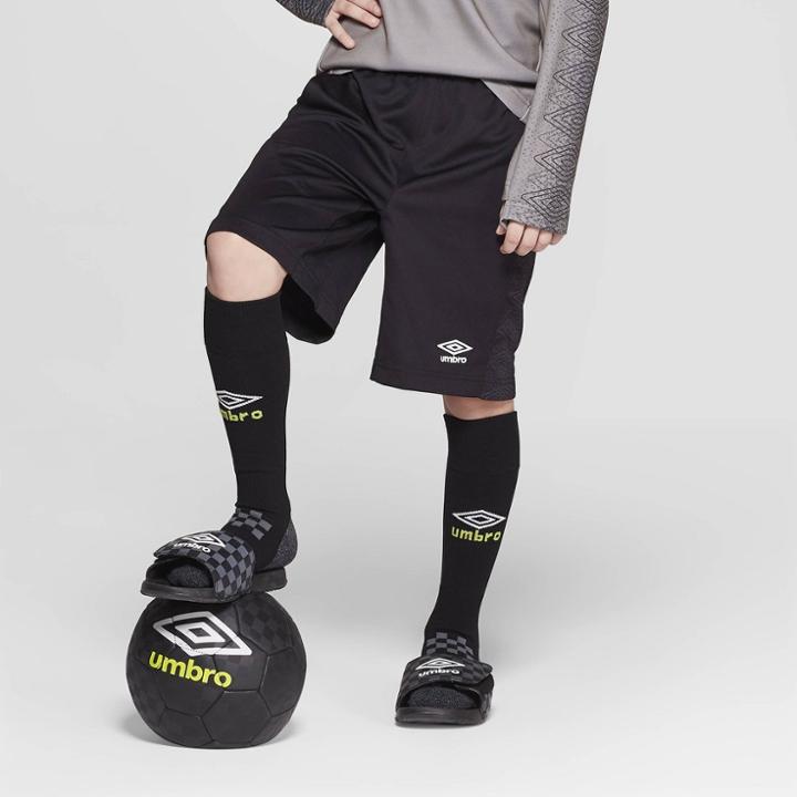Umbro Boys' Knit Performance Shorts - Black