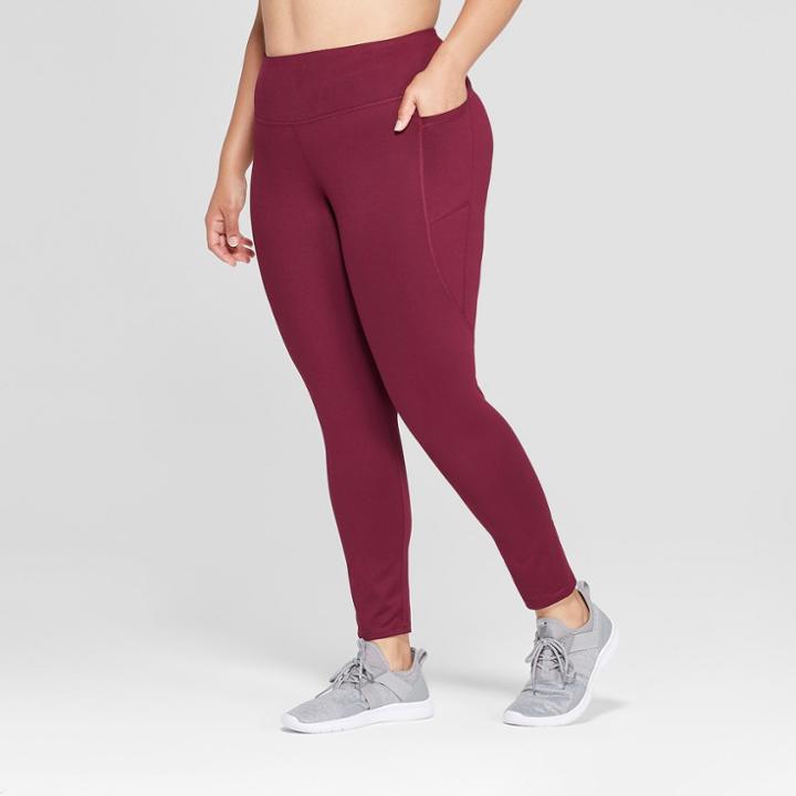 Women's Plus Freedom 7/8th Leggings- C9 Champion Dark Purple