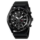 Men's Casio Dive Style Stainless Steel Chronograph Watch - Black (amw330b-1a),