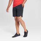 Men's Tonal Printed Stretch Woven Shorts - C9 Champion - C9 Champion Micro Dash Maze Charcoal