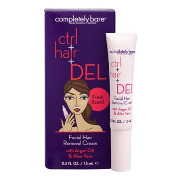 Completely Bare Facial Hair Removal Cream