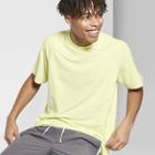 Men's Short Sleeve Raw Edge Raglan T-shirt - Original Use Lemon