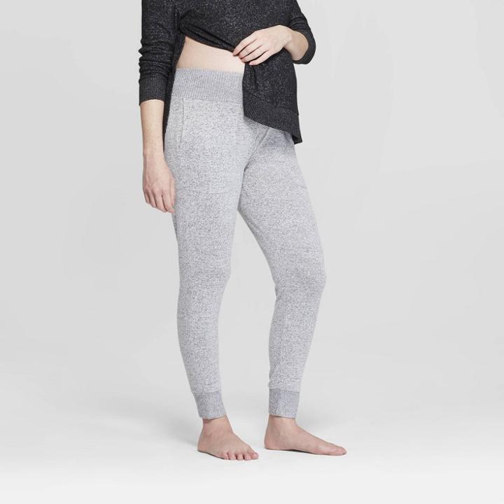 Women's Perfectly Cozy Postpartum Pajama Jogger - Stars Above Gray