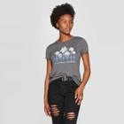 Women's Short Sleeve Scoop Neck California Dreaming Graphic T-shirt - Awake Gray