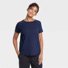 Women's Essential Crewneck Short Sleeve T-shirt - All In Motion Deep Navy
